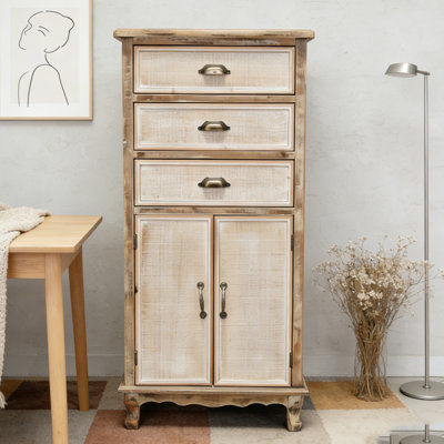 Rustic Wooden Storage Cabinet