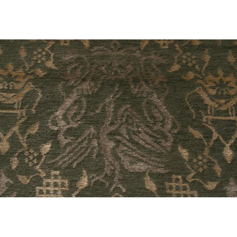 One-of-a-Kind 4'2" X 6' Hand Knotted Area Rug