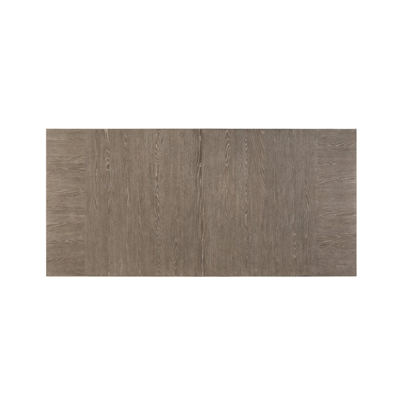 Weathered Oak Extendable Rectangular Dining Table