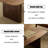 Walnut Solid Wood Free form Coffee Table