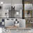 40 in.W x 32 in.H Wall Mounted Bathroom Rectangle White Framed LED Mirror With Anti-Fog, Memory Function-1536167640-1536167646