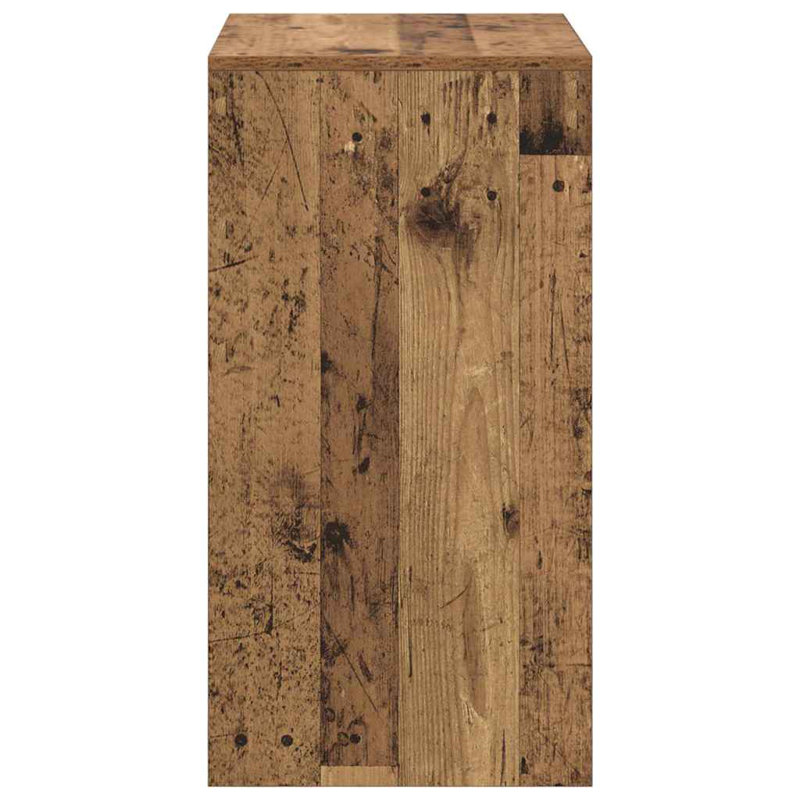 Desk 76 Cm Engineered Wood, Old Wood, 76 cm H x 60 cm W x 40 cm D