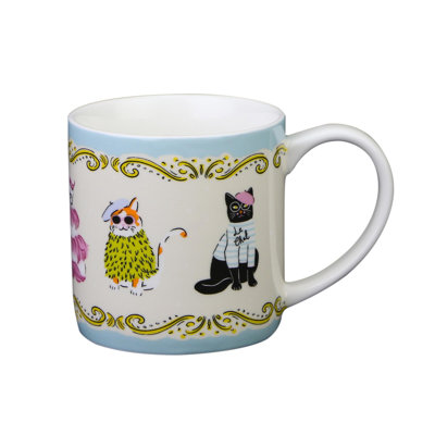 Cool Cats New Bone China Coffee Mug