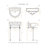 Whitehaus 22" console sink with semi-circular bowl, solid brass leg supports and front towel bar-116863419-116863425