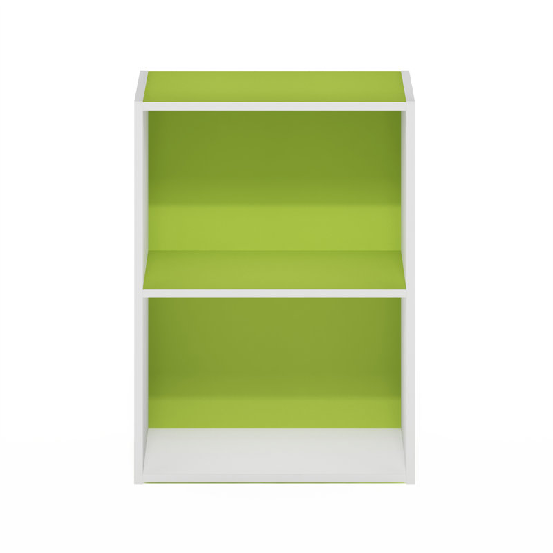 Heinzpeter 53.9cm H x 39.5cm W Cube Bookcase, Green/White
