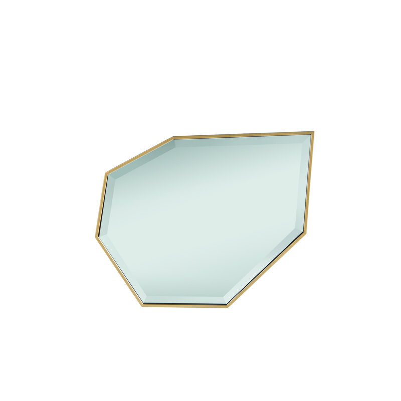 Love Joy Bliss Flat Metal Beveled Wall Mirror