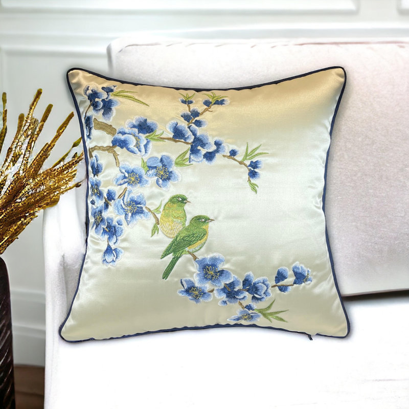 Housse de coussin réversible à imprimé animal, H 18 po x l 18 po
