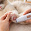 Taille-pattes imperméable pour chien et chat à DEL, comprend de l'huile d'entretien, une brosse de nettoyage et un câble USB