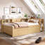 Structure de lit de jour avec couchette Haven, bureau intégré et tiroirs de rangement pour enfants-134483948