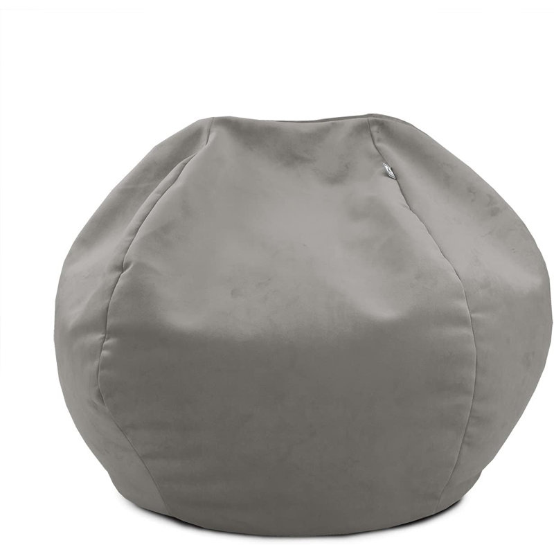 rucomfy Beanbags Plush Velvet Kids Slouchbag Bean Bag Chair - Machine Washable Luxury Soft Classic Childrens Playroom Beanbag Seat - Beanbag with Filling - 60 x 80cm