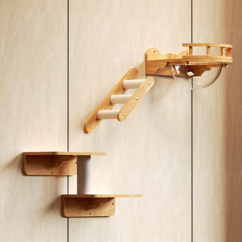  Ensemble de tablettes pour chat, meubles muraux pour chat