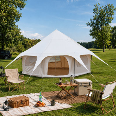 Tente de cloche en tissu Oxford pour camping