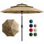 Parasol de patio 10 pi sans base pour piscine, terrasse, jardin, jardin-904285210