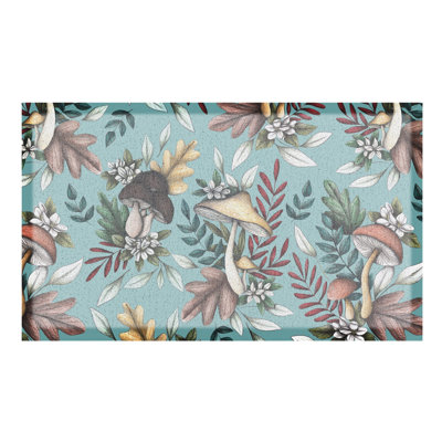 Lamborn Non-Slip Floral Indoor / Outdoor Doormat