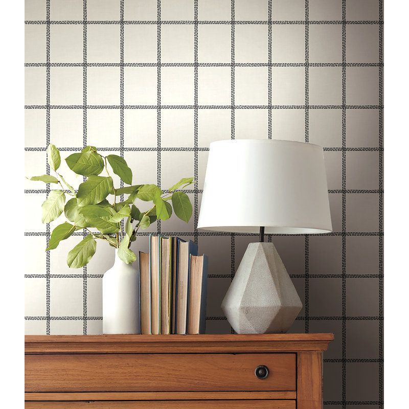 Papier peint adhésif Magnolia Home, Noir
