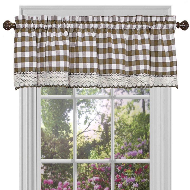 Rideau de café 58 po Jarrett, Taupe, L 58 po x L 24 po