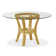 Trellis Round Glass Dining Table