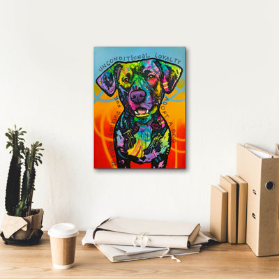 «Red Unconditional Loyauté» par Dean Russo Studios, Red Barrel Studio®, art mural sur toile