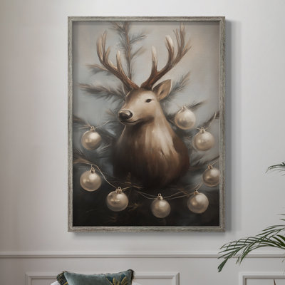 Christmas Holiday Art -Series 2-CL Framed Print - Solid Wood