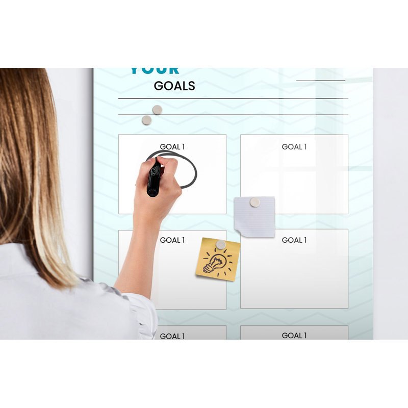 Magnetic Glass Photo Memo Board