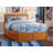 Daury Solid Wood Platform Bed with Panel Footboard and Trundle-987090319-987090313