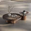 Ensemble de tables basses Mid-Century Creative