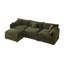3 Seater Chenille Sofa-2093860861