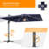 Sonceria 138'' x 108'' Rectangular Lighted Cantilever Umbrella