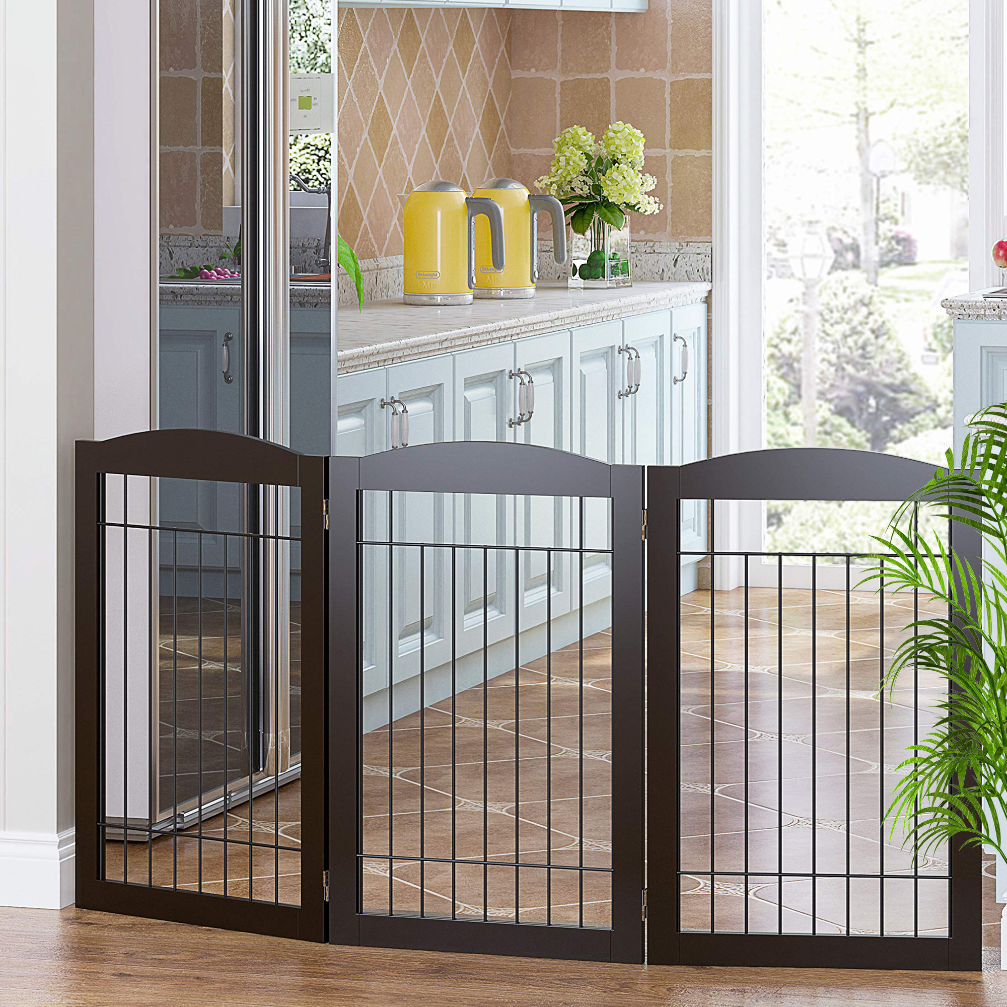 Tucker Murphy Pet™ Deronta Free Standing Pet Gate Wayfair
