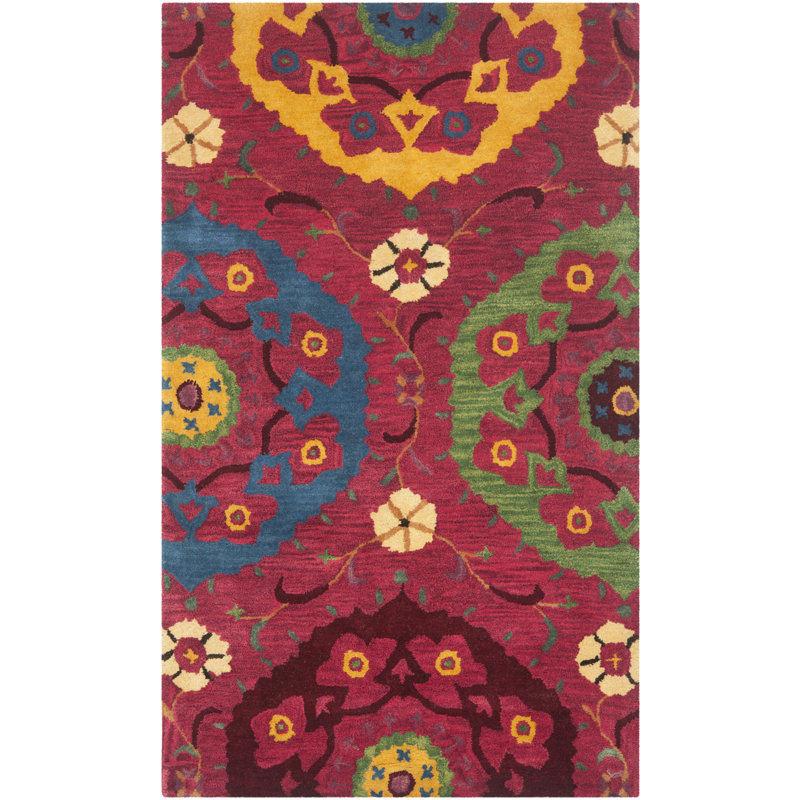 Tapis en laine touffeté à la main Wyndham, Rectangle de 5 pi x 8 pi