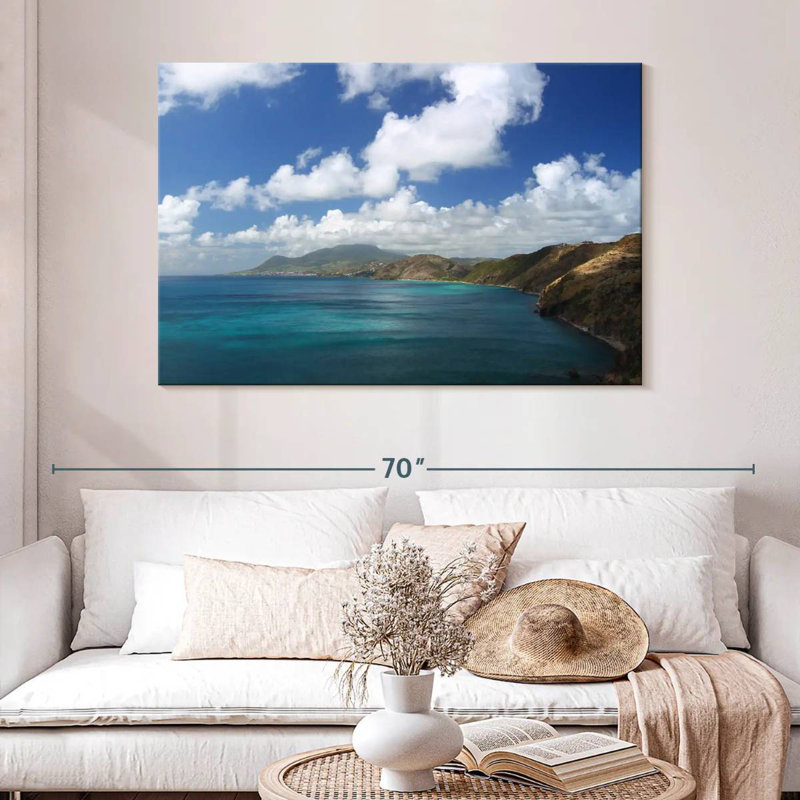 Nicci Saint Kitts Coastline, H 32 po x l 48 po