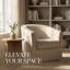 Fauteuil demi-tonneau Wheat
