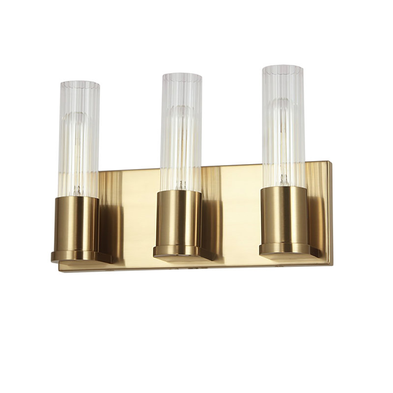 Leanan 3 - Light Dimmable Vanity Light, Aged Brass