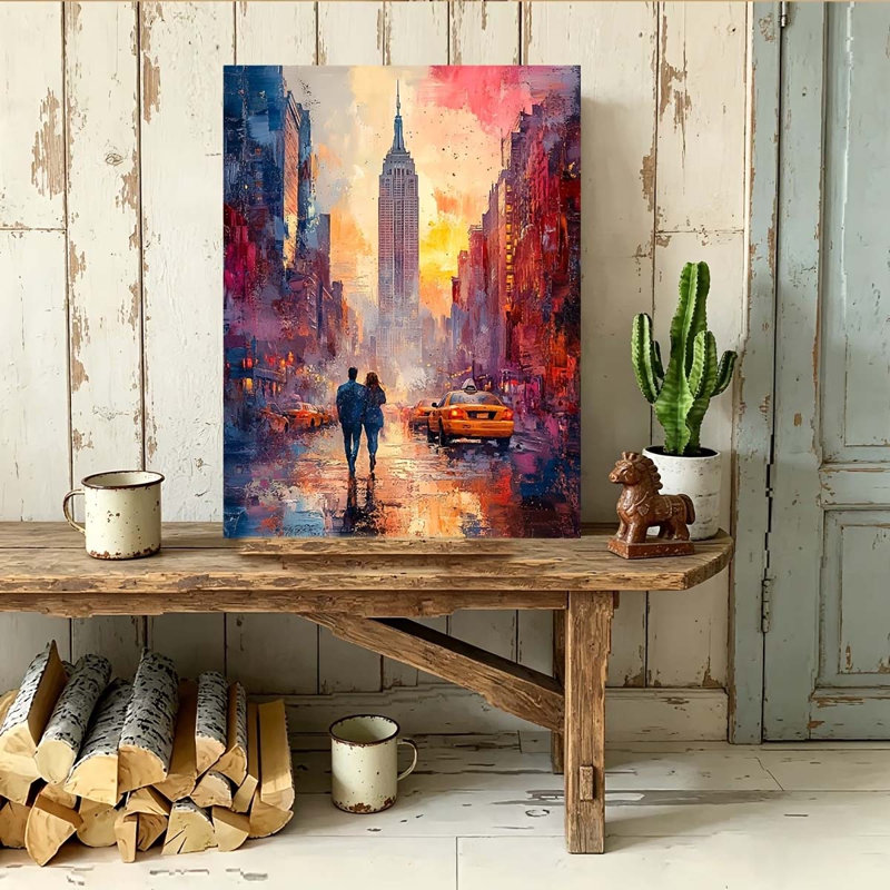 1 Piece Wrapped Canvas Wall Art