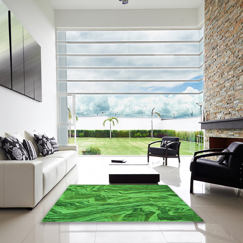 Kituku Abstract Indoor Rug, Square 6'