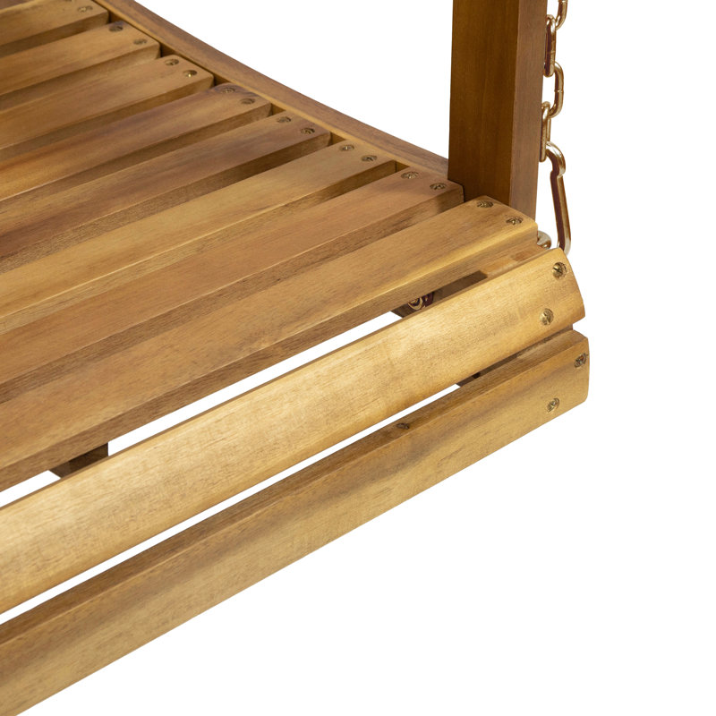 Balancelle en bois, Teck