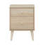 Woodacre 45cm W Solid + Manufactured Wood Bedside Table-1154536994