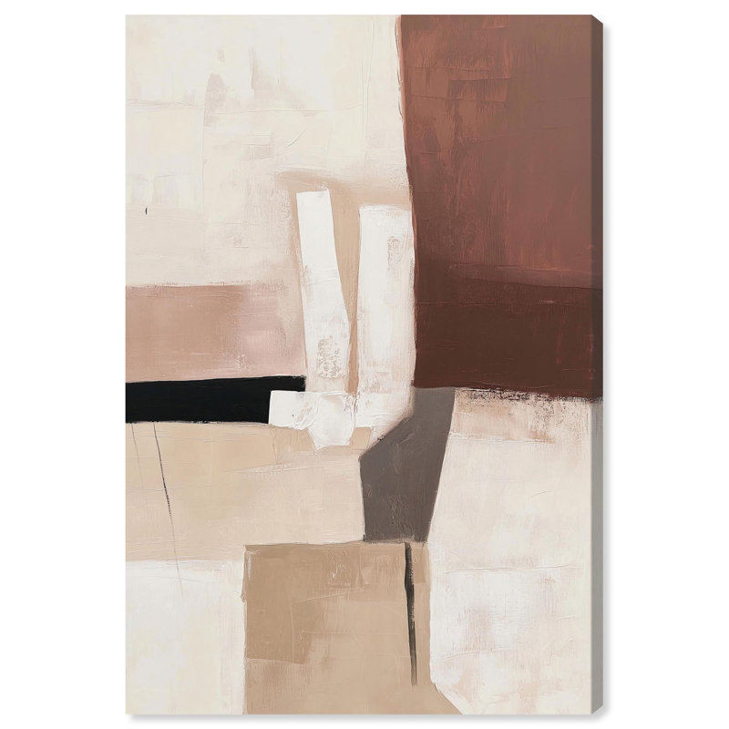 "Plaster Collage II", reproduction d'art sur toile par Art Remedy, 30 x 45, H 45 po x l 30 po, Toile tendue avec châssis