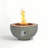 40,000 BTU Round Propane Fire Pit Table