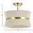 Abbington Rope Semi Flush Mount