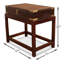 Table de bout avec rangement Leiston