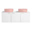 Wall Mounted Single Double With Stone Top