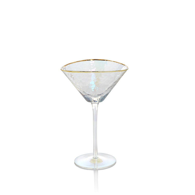 8oz. Martini Glass Set, Luster