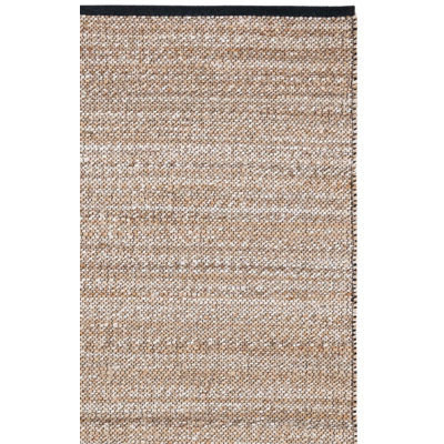 Tapis en jute / coton tissé à la main Kendell