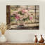 Bouquet de pivoines rustiques et romantiques II - décorations murales en bois de pivoines - sur bois de pin naturel-1009015766