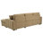 Logan Camel Sleeper Sectional Sofa