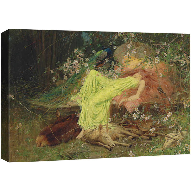 Romantiques préraphaélites, figure mythique, chambre à coucher, impression sur toile encadrée, impression numérique