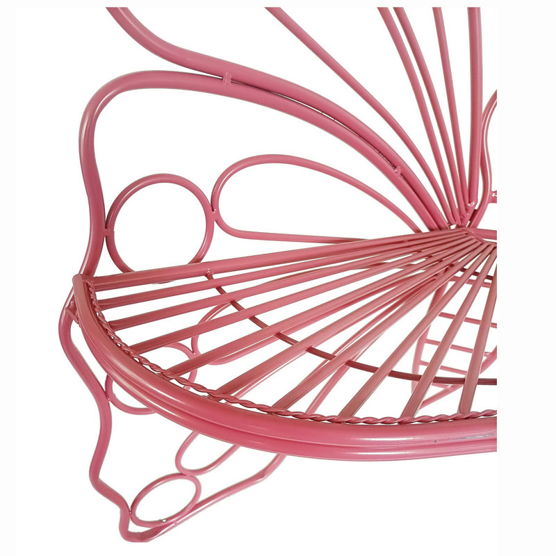 Banc de jardin en aluminium, Rose