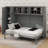 Murphy Bed Wall Bed with Cabinets-291770780