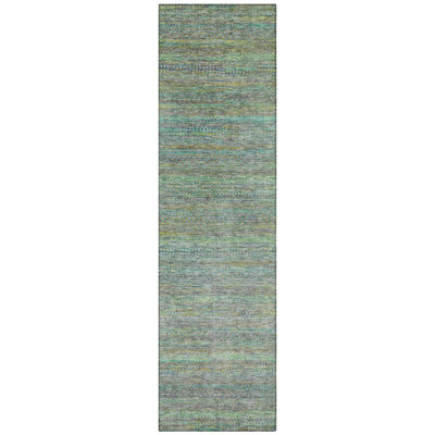 Machine Washable Indoor/Outdoor Kimberlin ACN2148 Striped Rug